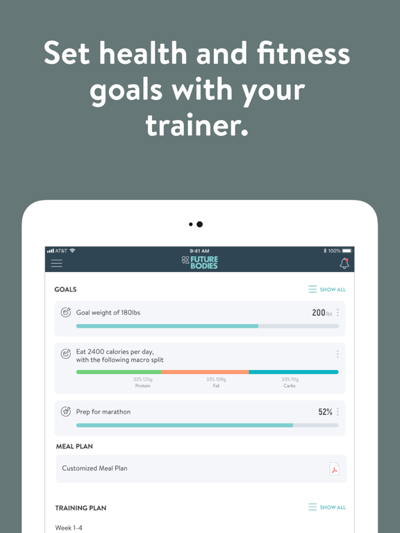 Screenshot #6 pour Future Bodies Coaching App
