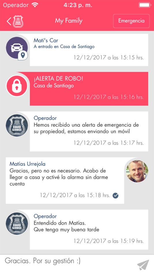#3. Guard Service (iOS) By: People&Dreams