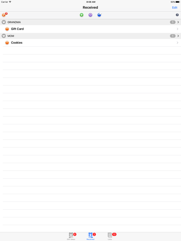 Screenshot #6 pour Gift List Budget Shopper