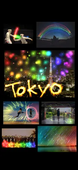 Game screenshot 写真にペンライトアート風お絵かき加工 light-paint apk