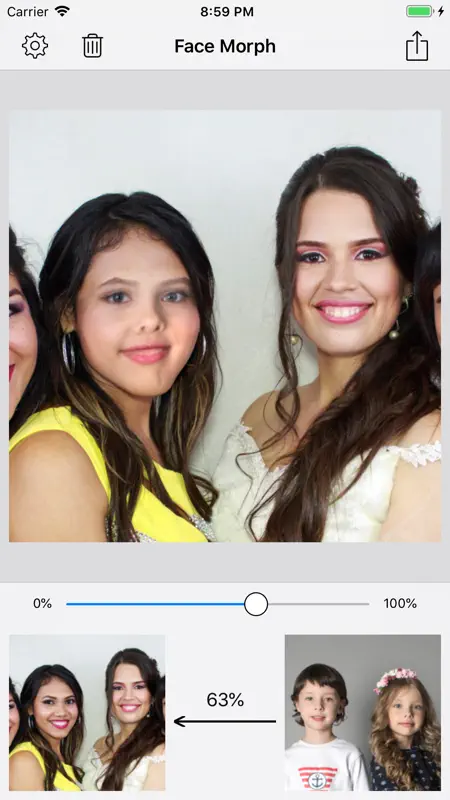 Face Morph - Morph 2 Faces screenshot 8 of 10