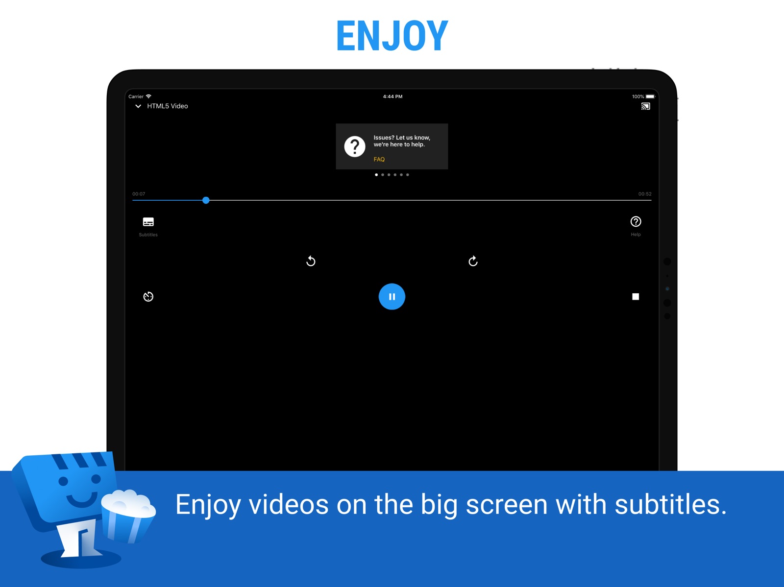 Web Video Cast | Browser to TV ipad screenshot 2