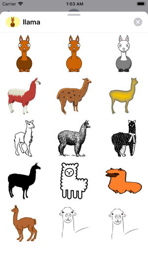 Lotsa Llama Stickers(圖1)-速報App