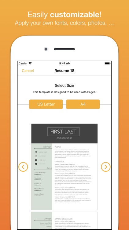 Templates for Pages (Nobody) screenshot-3