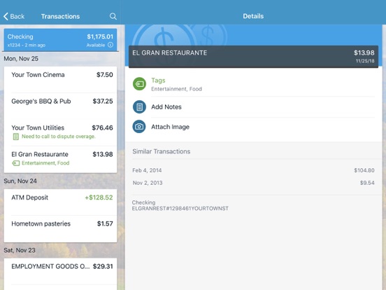 VASCO FCU iPad screenshot 3 - Finance app
