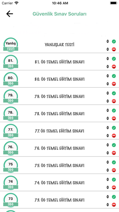 Özel Güvenlik Soruları 2021 Screenshot
