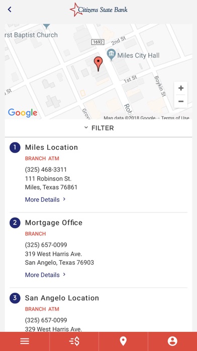Citizens State Bank Miles Screenshot