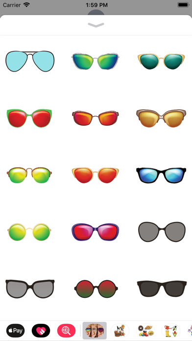 Screenshot #3 pour Stickers lunettes de soleil