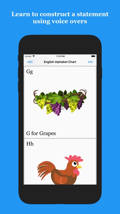 English Alphabet Chart screenshot-3