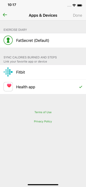 ‎Calorie Counter by FatSecret Screenshot