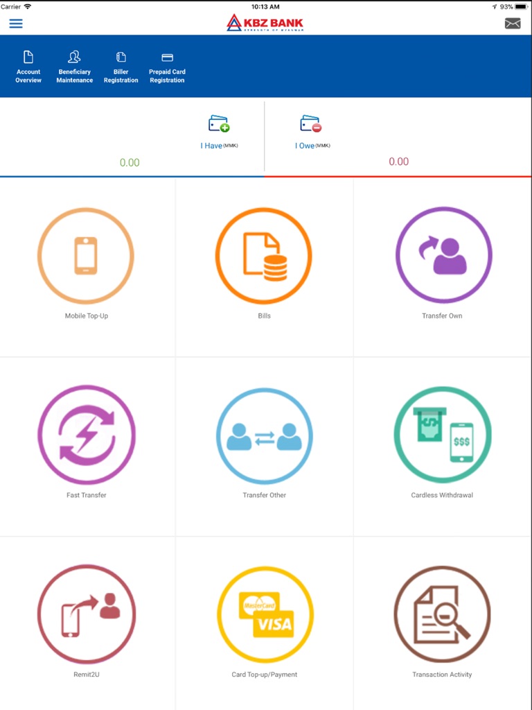 【图】KBZ mBanking(截图3) 【图】KBZ mBanking(截图3)