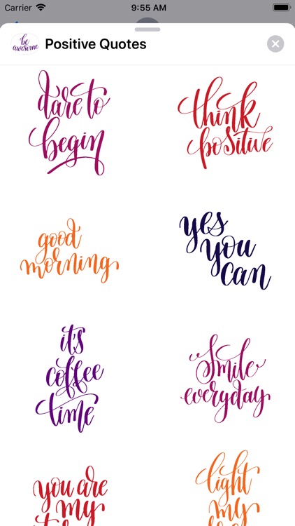 Positive Quotes Stickers screenshot-4