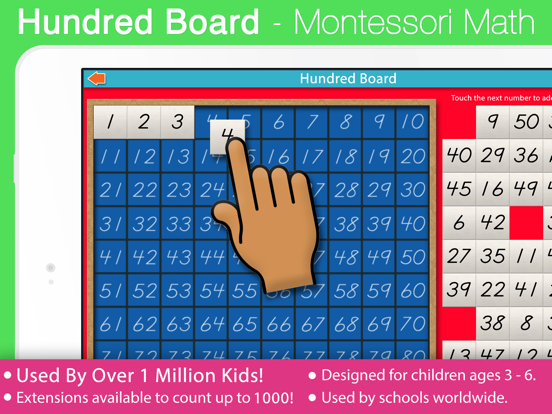 Screenshot #4 pour Montessori Hundred Board Lite