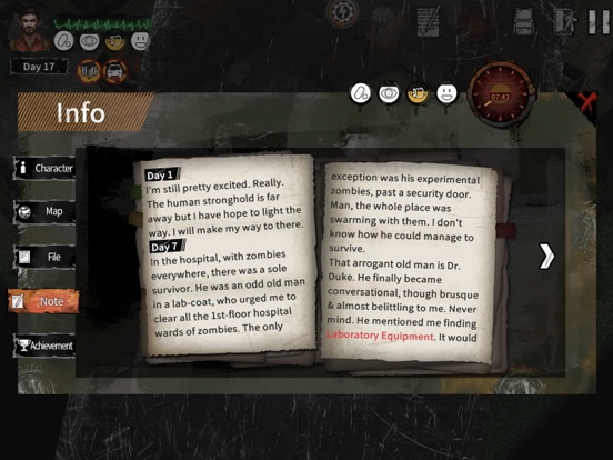 Delivery From the Pain:Survive iPad screenshot 8 - Entertainment app