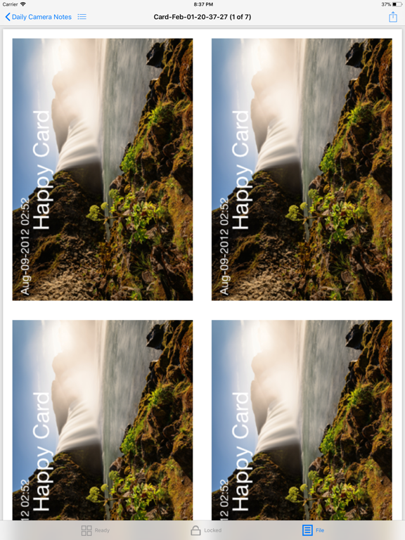 Screenshot #5 pour Daily Camera Notes