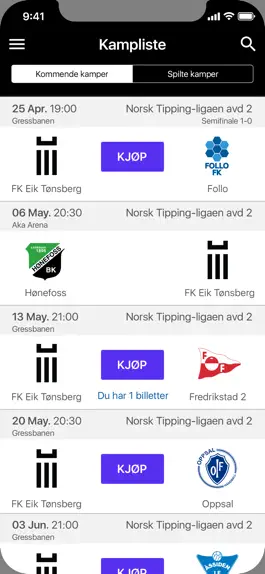 Game screenshot FK Eik Tønsberg apk
