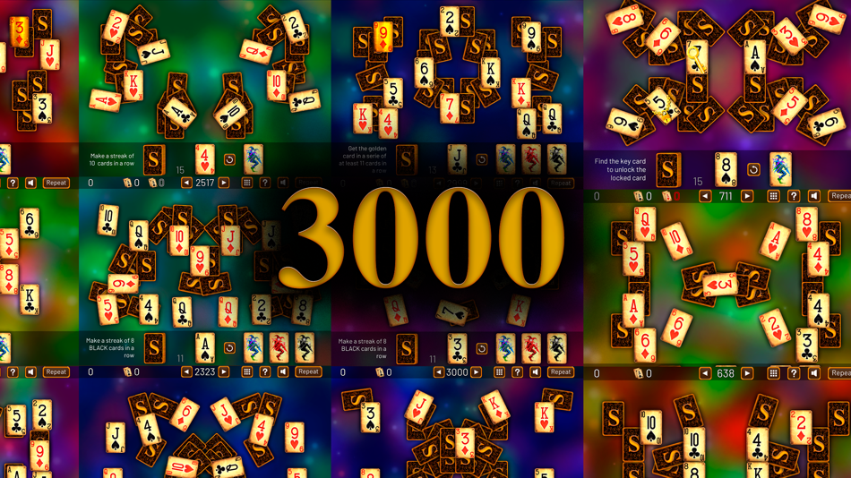 3000 TriPeaks Solitaire Games - 1.3.1 - (iOS)