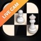 Chess game with a live camera