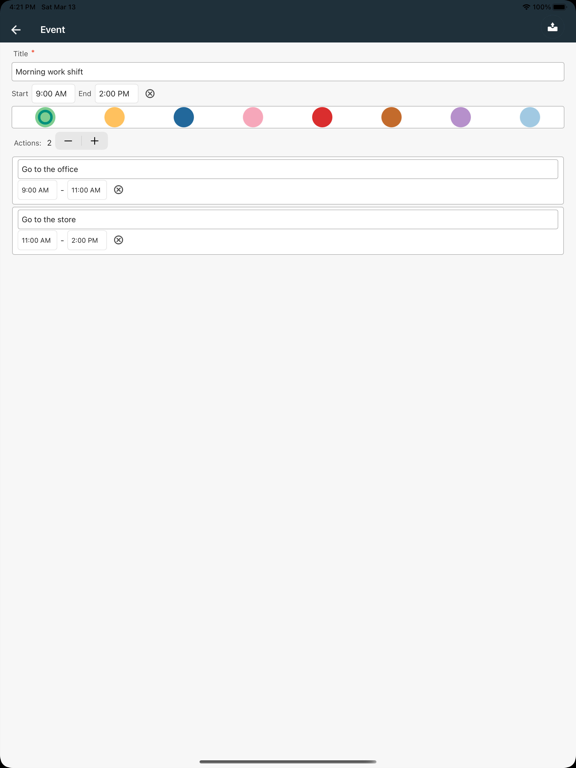 Screenshot #6 pour Calendrier planificateur Pro