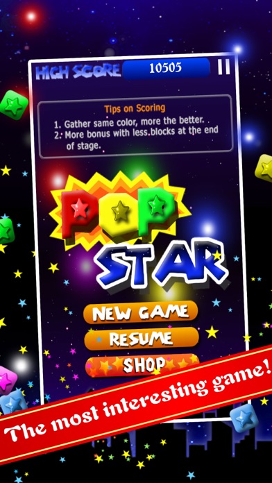 PopStar!-stars crush Screenshot