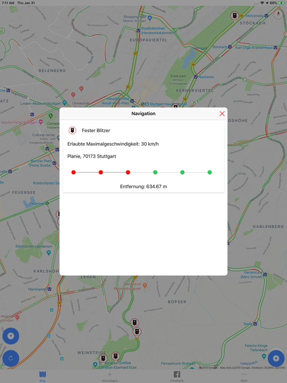 Screenshot #6 pour Blitzer & Polizeikontrollen