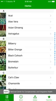 herblist iphone screenshot 2