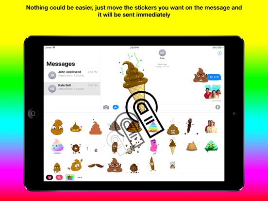 Animated Poop Stickers Screenshots