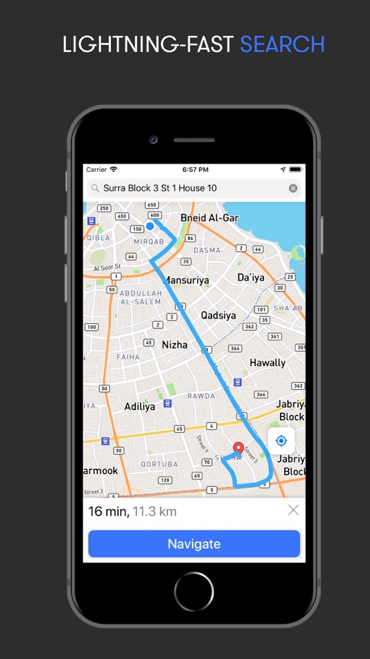 #2. Kuwait Maps (iOS) Podle: Mashari Aliesa