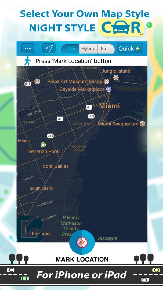 #7. Find My Car with AR Tracker (iOS) Podle: Jose Bello