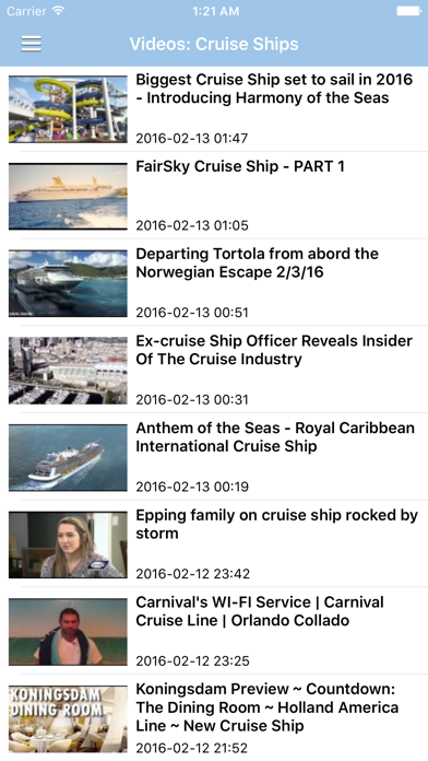 Cruise Ship & Port News Screenshot