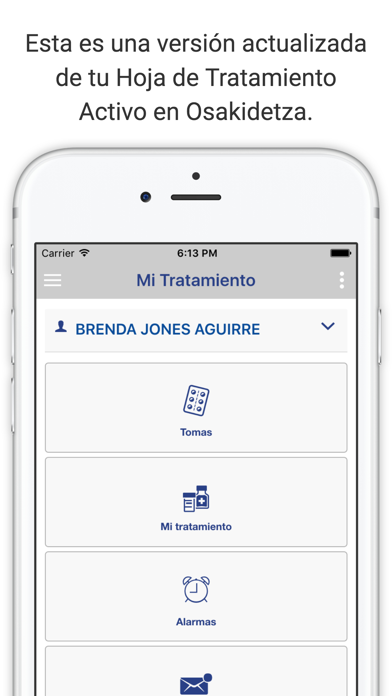 Screenshot #1 pour Mi Tratamiento