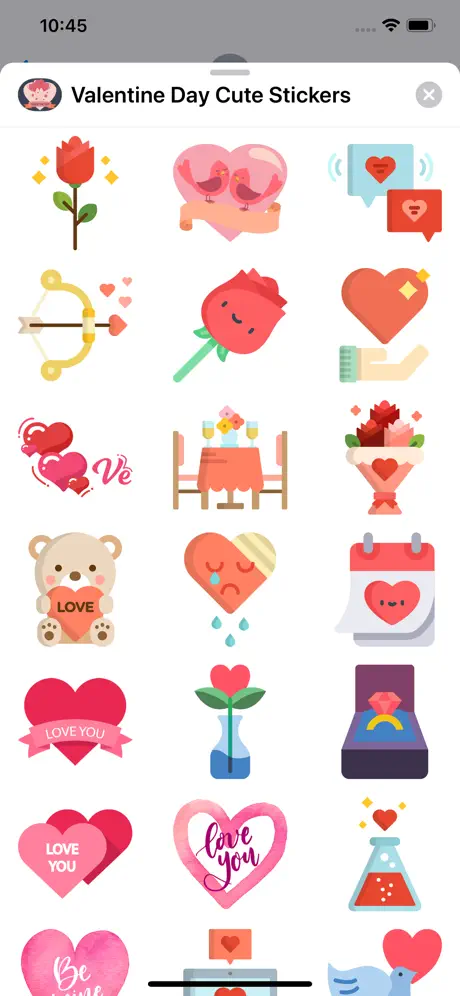 Valentine Day Cute Stickers