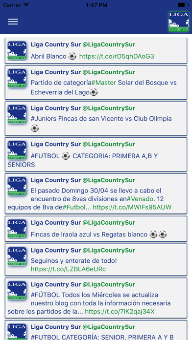 Liga Country Sur Screenshot