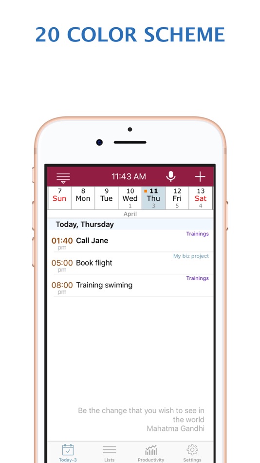 #8. Calendar Reminders Time Notes (iOS) 由: Konstantin Baryshev