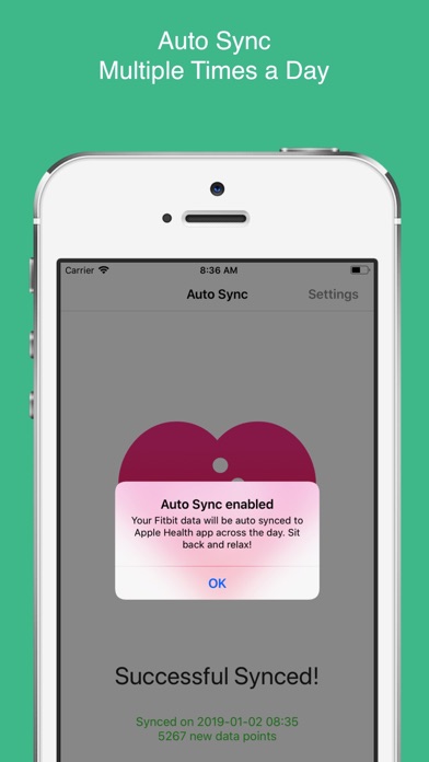 Auto Sync for Fitbit ... screenshot1