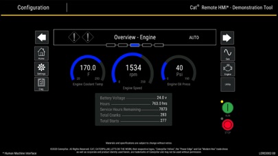Screenshot #2 pour Cat® Remote HMI Demonstrator