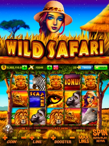 Slots Casino - LION HOUSE iPad screenshot