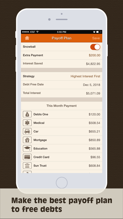 Screenshot #3 pour Debts Monitor