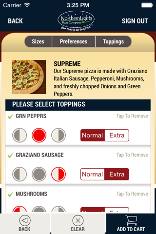 Northern Lights Pizza screenshot 4