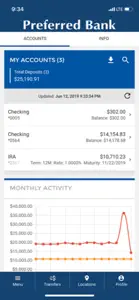 Preferred Bank screenshot #2 for iPhone
