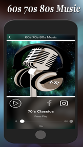 60s 70s 80s Music screenshot