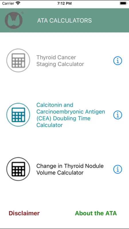 ATA Calculator screenshot 1 of 1