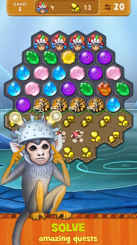 #4. Mundus – match 3 puzzle games (iOS) 来自: Rumbic, Inc.