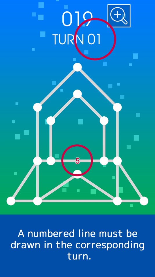 #4. 1LINE One Touch Drawing Puzzle (iOS) 由: Yumi Mito