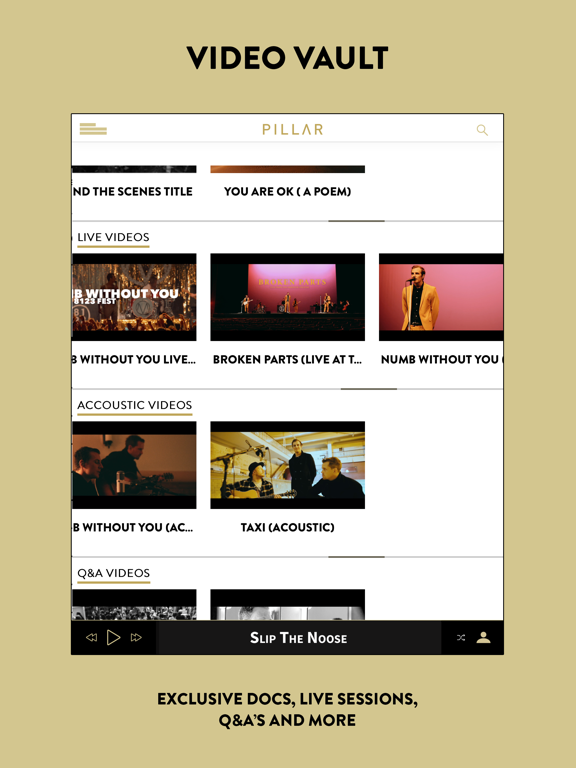 Pillar: Music Community iPad screenshot 6 - Music app