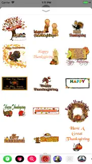 thanksgiving day gif stickers iphone screenshot 1