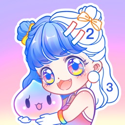 Painting Girl:Color by number