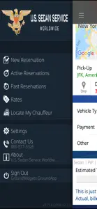 US Sedan Service Worldwide screenshot #1 for iPhone