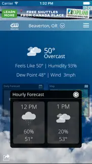 portland's cw32 weather iphone screenshot 1