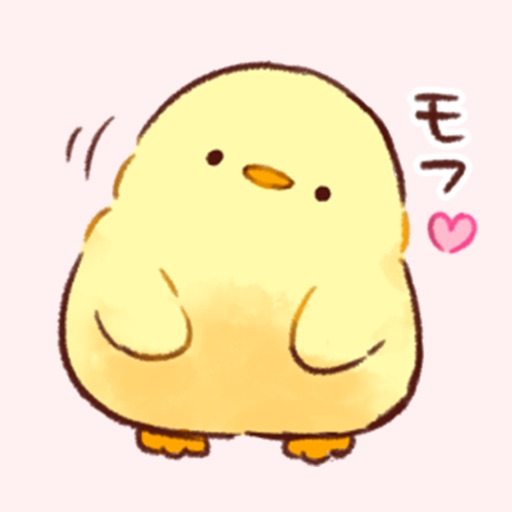 Soft and cute chick icon